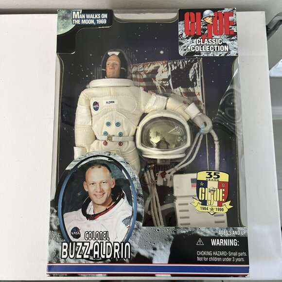 GI Joe Classic Collection Colonel Buzz Aldrin Walks on the Moon 1969 - NIB‎